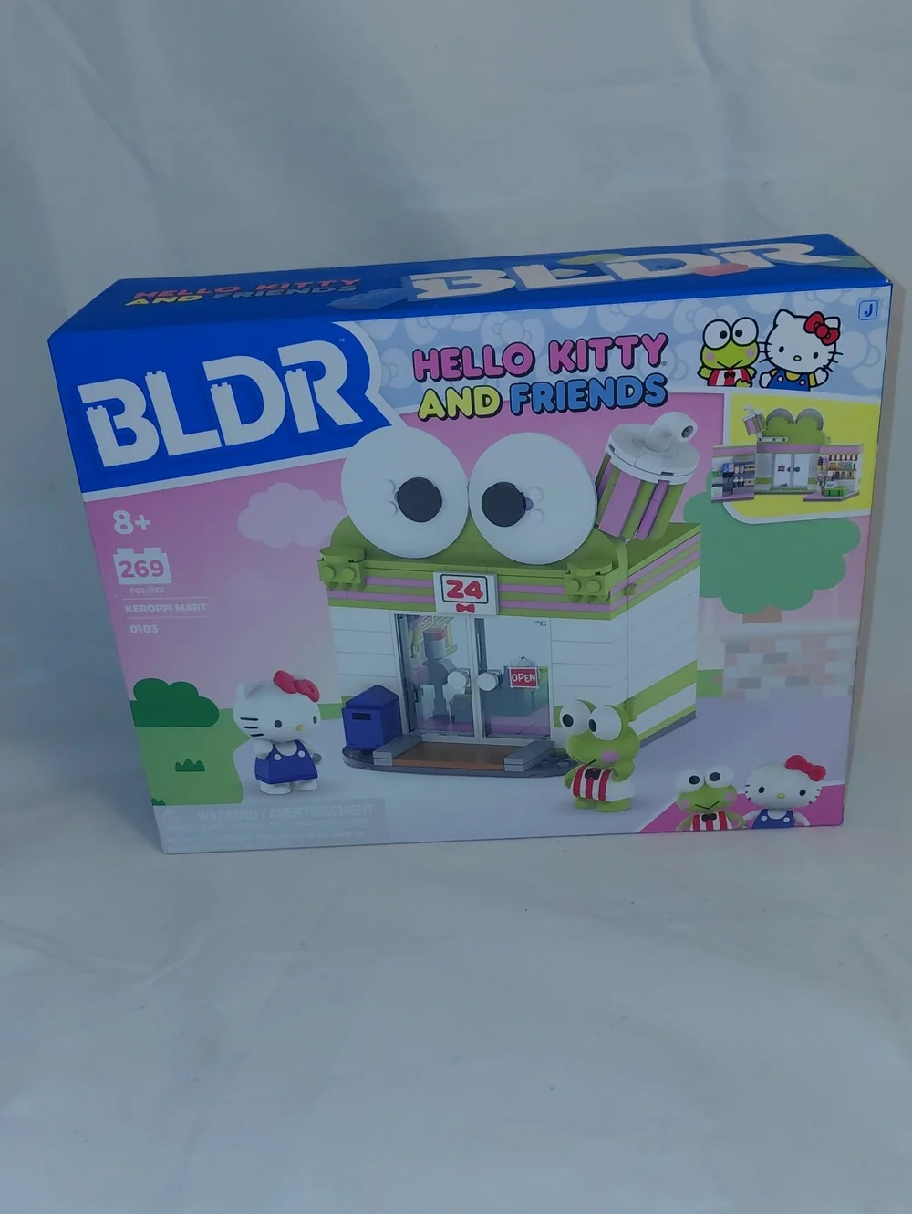 BLDR Hello Kitty and Friends Keroppi Mart Building Set 0103 NIB Sealed